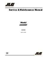 Oshkosh Corporation JLG 260MRT Service Maintenance Manual предпросмотр