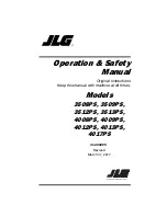 Oshkosh Corporation JLG 3508PS Operation & Safety Manual preview
