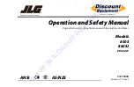 Oshkosh JLG 800S Operation And Safety Manual preview