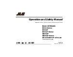 Oshkosh JLG E400A Narrow Operation And Safety Manual preview