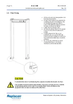 Preview for 16 page of OSI Rapiscan Orion Metor 900M Installation And Operating Manual