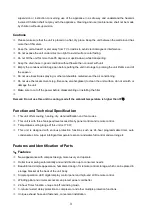 Preview for 4 page of Oslo OSP1-08 Use And Care Manual