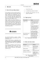 Предварительный просмотр 8 страницы OSNA NMH 32 Operating Manual