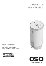 Preview for 1 page of OSO HOTWATER 1327051 Installation Manual