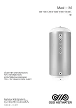 Предварительный просмотр 13 страницы OSO HOTWATER 800 1453 Installation Manual