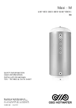 Предварительный просмотр 25 страницы OSO HOTWATER 800 1453 Installation Manual