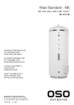 Preview for 1 page of OSO HOTWATER 800 1554 Installation Manual