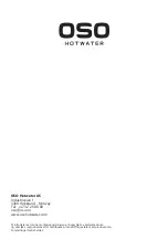 Предварительный просмотр 16 страницы OSO HOTWATER 800 1754 Installation Manual