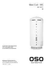 Предварительный просмотр 17 страницы OSO HOTWATER 800 1754 Installation Manual