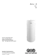 Preview for 37 page of OSO HOTWATER 801 1205 Installation Manual