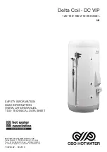 OSO HOTWATER Delta Coil DC 300 Installation Manual предпросмотр