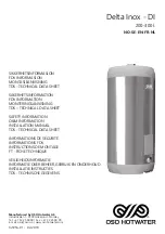 Предварительный просмотр 1 страницы OSO HOTWATER Delta Inox-DI 200 Installation Manual