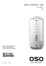 Предварительный просмотр 1 страницы OSO HOTWATER Maxi Standard - MS Installation Manual