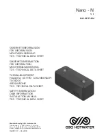 Preview for 1 page of OSO HOTWATER Nano-N 5 Installation Manual