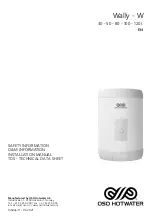 Предварительный просмотр 33 страницы OSO HOTWATER Wally W 100 Installation Manual