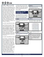 Предварительный просмотр 2 страницы OSO 400 Installation, Operation & Programming Instructions