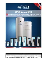 OSO Accu 50R User Manual And  Spare Parts List предпросмотр