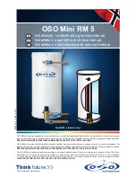 OSO Mini RM 5 Installation Maintenance And Service Manual preview