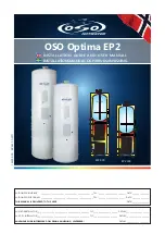 Предварительный просмотр 1 страницы OSO Optima EP2 Installation Manual And User'S Manual