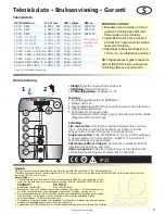 Preview for 9 page of OSO S 120 Installation And User Manual