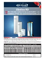 Preview for 1 page of OSO slimline RD Installation And User Manual