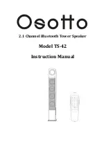 Osotto TS-42 Instruction Manual preview