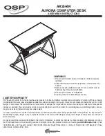 Предварительный просмотр 1 страницы OSP Designs AURORA AR2544R Assembly Instructions Manual