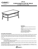 Предварительный просмотр 1 страницы OSP Designs COPENHAGEN CPH12 Assembly Instructions