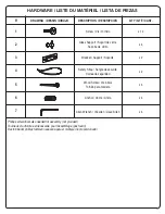 Предварительный просмотр 5 страницы OSP Designs COVINA WINE RACK CVN6599 Assembly Instructions Manual