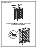 Предварительный просмотр 8 страницы OSP Designs COVINA WINE RACK CVN6599 Assembly Instructions Manual