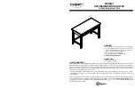 Preview for 1 page of OSP Designs DEVONSHIRE WRITING DESK DVN2547 Operating Instructions