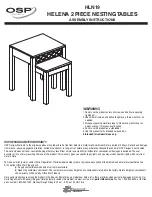 OSP Designs HELENA HLN19 Assembly Instructions предпросмотр