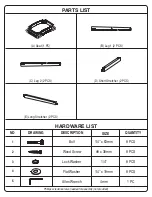 Preview for 2 page of OSP Designs MET4224 Assembly & Instruction Manual