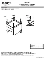 Предварительный просмотр 2 страницы OSP Designs MET807 Operating Instructions