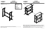 Предварительный просмотр 2 страницы OSP Designs ORION BOOKCASE ORN27BK Operating Instructions