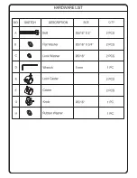 Preview for 4 page of OSP Designs POLARIS PLR828-ES Assembly Instructions Manual