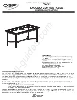 Предварительный просмотр 1 страницы OSP Designs Tacoma TAC12 Assembly Instructions