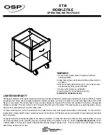 OSP Designs XT30 Operating Instructions preview