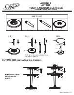 Предварительный просмотр 2 страницы OSP furniture ASCEND II ACT3120 Quick Start Manual