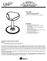 OSP furniture ASCEND ll ACT1010 Instructions предпросмотр