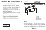 OSP furniture Designlab ADP6328GD Assembly Instruction Manual preview