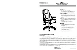 Preview for 1 page of OSP furniture Designlab INP25 Operating Instructions