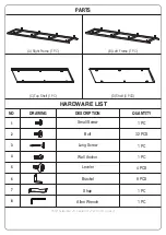 Preview for 3 page of OSP Home Furnishings ALIOS ALS27 Assembly Instructions