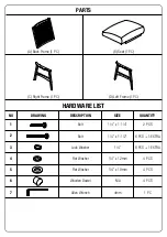 Предварительный просмотр 3 страницы OSP Home Furnishings ANA511 Assembly Instructions Manual