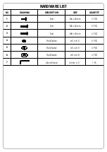 Preview for 4 page of OSP Home Furnishings INP25 Assembly Instructions Manual