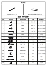 Preview for 5 page of OSP Home Furnishings RV9848 Assembly Instructions Manual