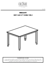 Preview for 1 page of OSP Home Furnishings WEST LAKE WSK3247T Assembly Instructions Manual