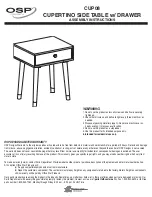 OSP CUP08 Assembly Instructions preview