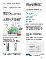 Preview for 21 page of Osprey Medical Display, Contrast Monitoring Instructions For Use Manual