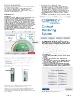 Preview for 55 page of Osprey Medical Display, Contrast Monitoring Instructions For Use Manual